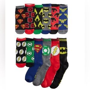 Men's 12 Days of Socks DC
Comics Crew Socks